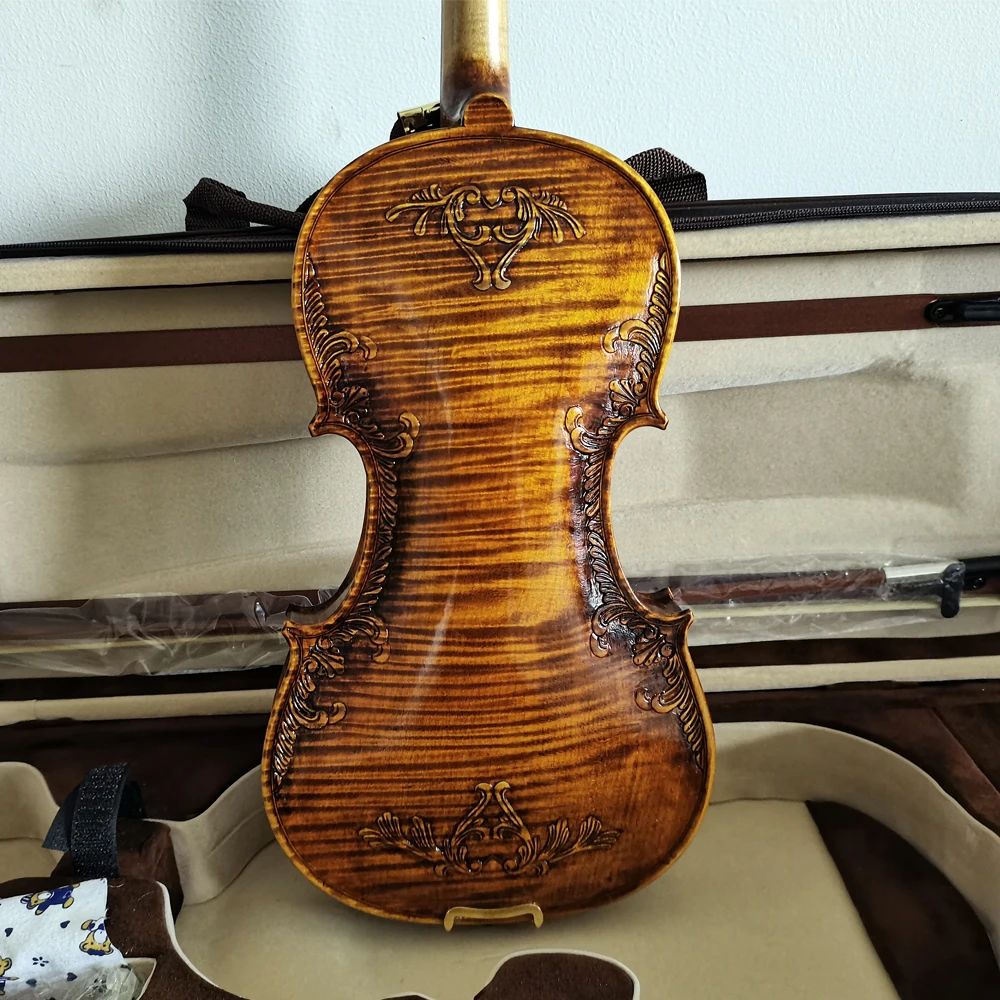 High Grade Violin Dark Wood Violin Violin 3 4 Wood Brown Violin