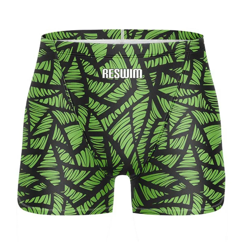 Summer Men's Swim Jammer Swimsuit Shorts Swimming Trunks Beach Tights Shorts Surfing Diving Swimwear New Gym Jammers Lycra Pants swim trunks swim shorts men swimsuit