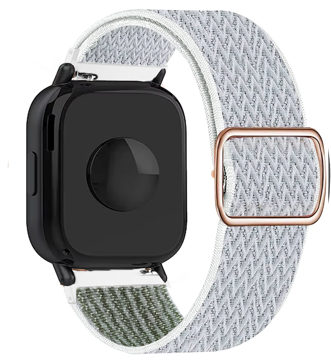 Versatile Nylon Elastic Watch Strap - 20/22mm (Black)
