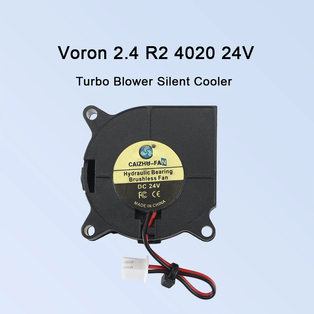 4020 24V Cooling Turbo Fan Silent Fan 3D Printer Parts 2Pin For Extruder DC Cooler Blower Part Black Plastic Fans Voron 2.4 R2