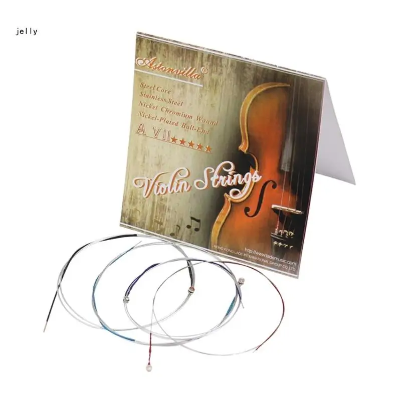 

448C Violin Strings Set Nickel-Plated Balls Stainless Steel Wound Tension