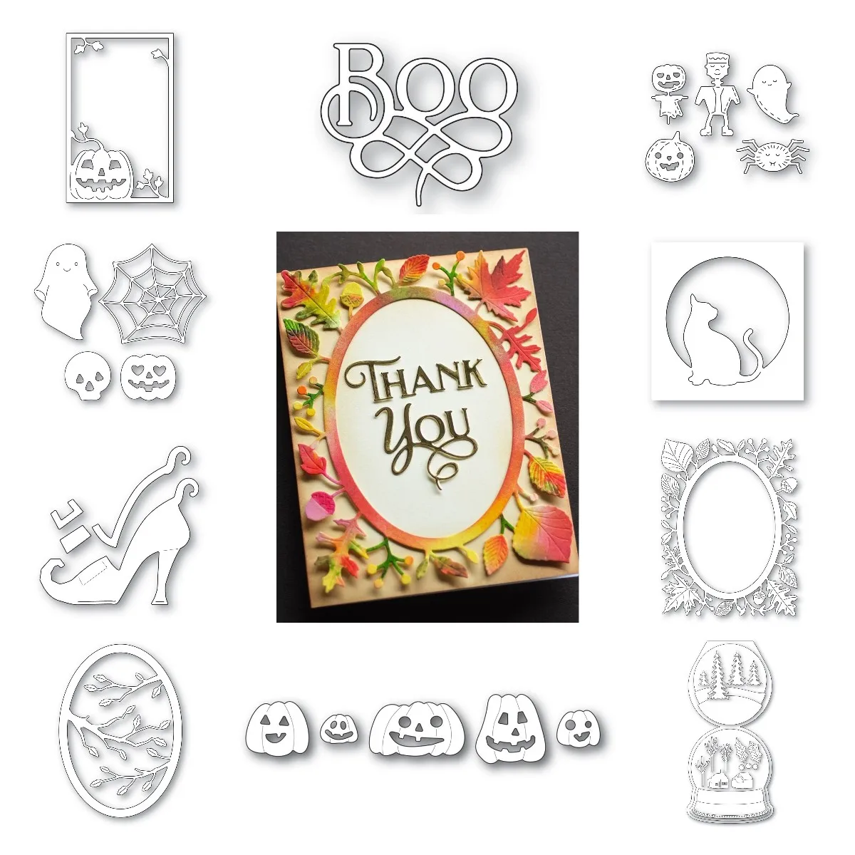 

Halloween Collection Metal Cutting Die for DIY Scrapbooking Crafts Dies Cut Maker Photo Album Template Handmade Decoration