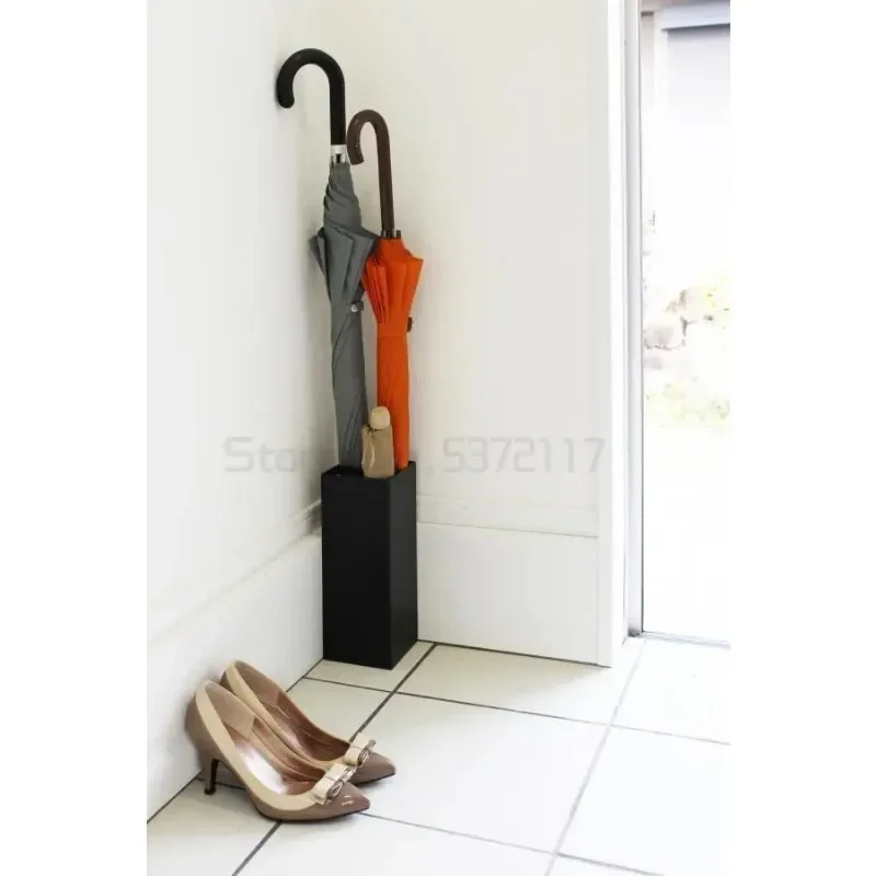 Japanese simple rack hotel lobby home iron umbrella barrel umbrella barrel storage floor type rack