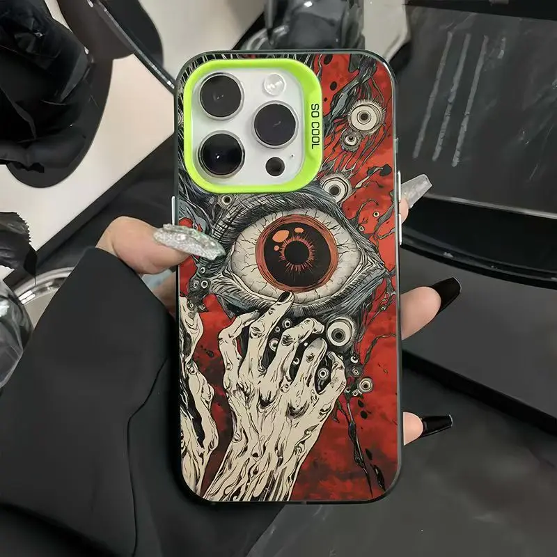 Devil Eyes Pattern Shockproof Phone Case with Bumper Protection