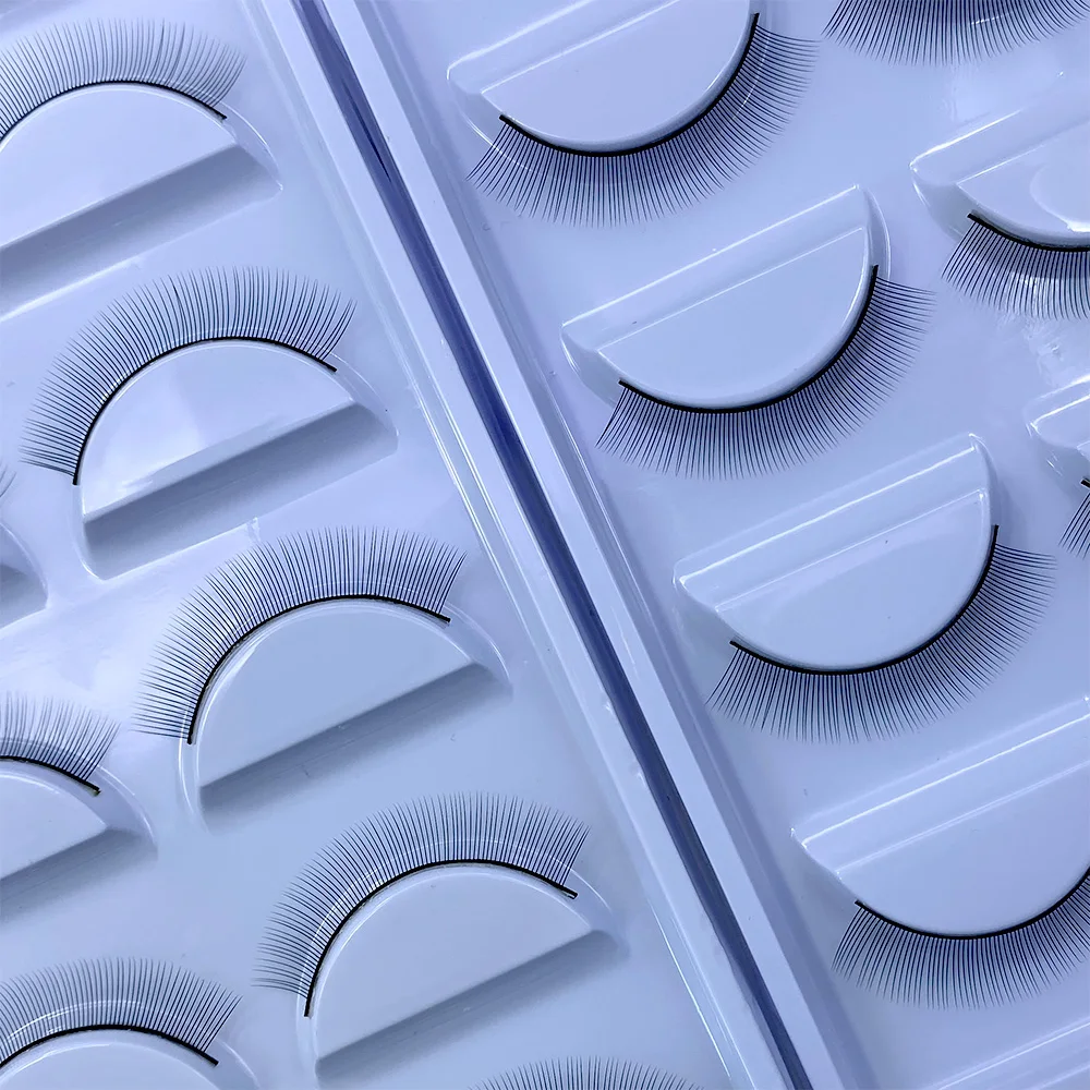 5/10 Boxes Training Lashes Beginner False Eyelashes Practice Lashes Strip Individual Lash  Extension Supplies Makeup Tools