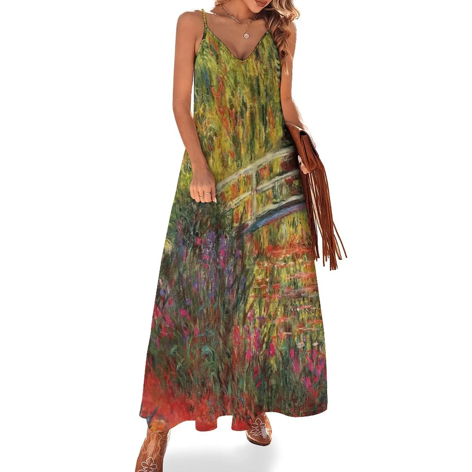 

HD. Water Lily Pond, by Claude Monet. HIGH DEFINITION Sleeveless Dress dress dresses dresses for women 2023