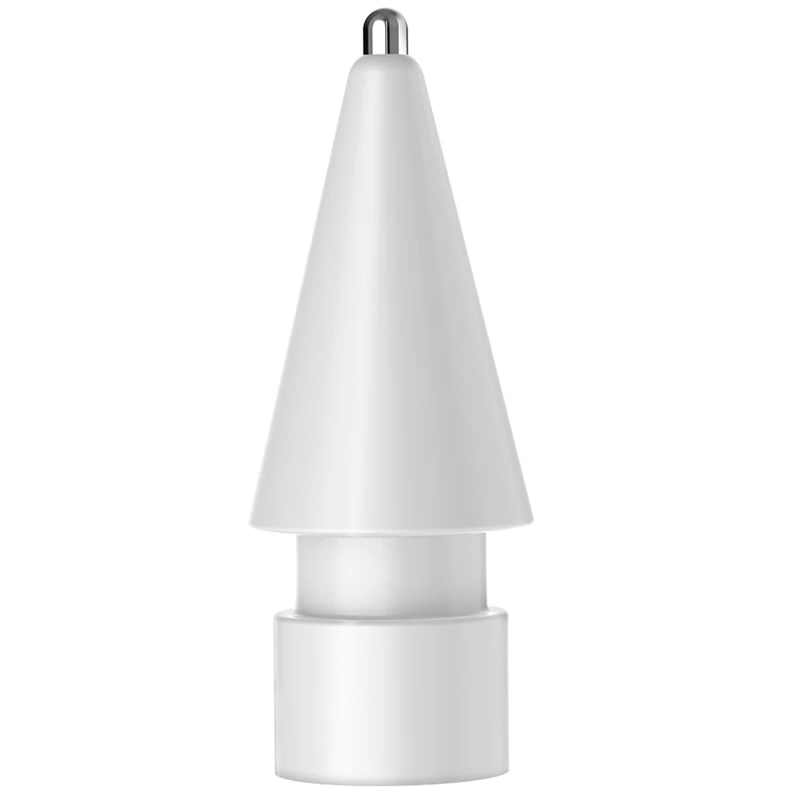 3 Pcs Metal Top Tip Capacitive Pen Precision Replacement Tip Stylus Replacement Tip For Apple Pencil Gen 1/Gen 2,White