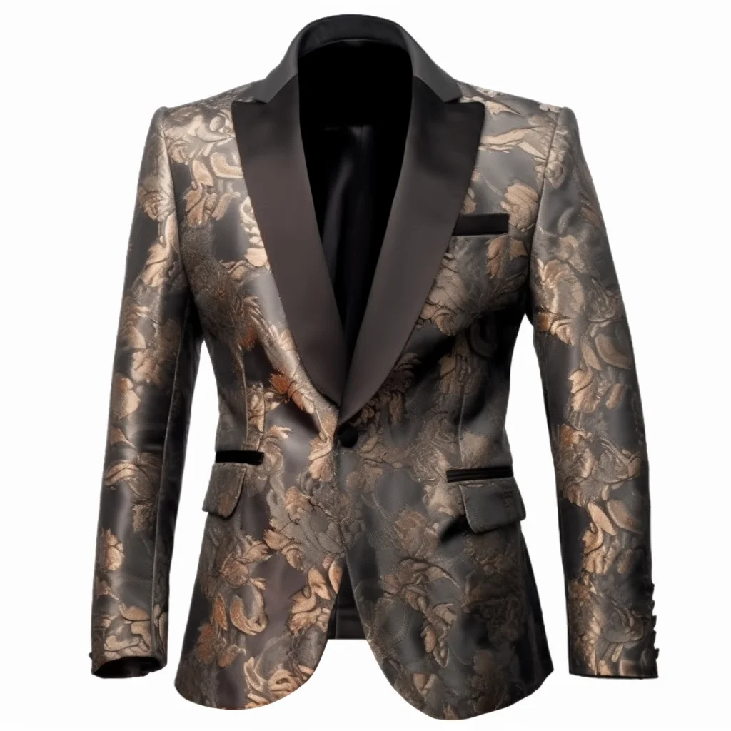 

Vintage Smoking Jacket Style Tuxedo for Men