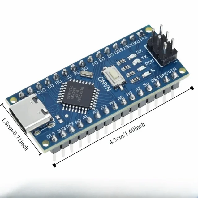 Compatible CH340 Nano 3.0 Controller Type-C USB Micro USB Arduino Compatible Mini USB ATMEGA328P Arduino Projects 6