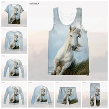 

vitinea New 3D Full Print Horse T-shirt/Sweatshirt/Zip Hoodies/Thin Jacket/Pants Four Seasons Casual P62