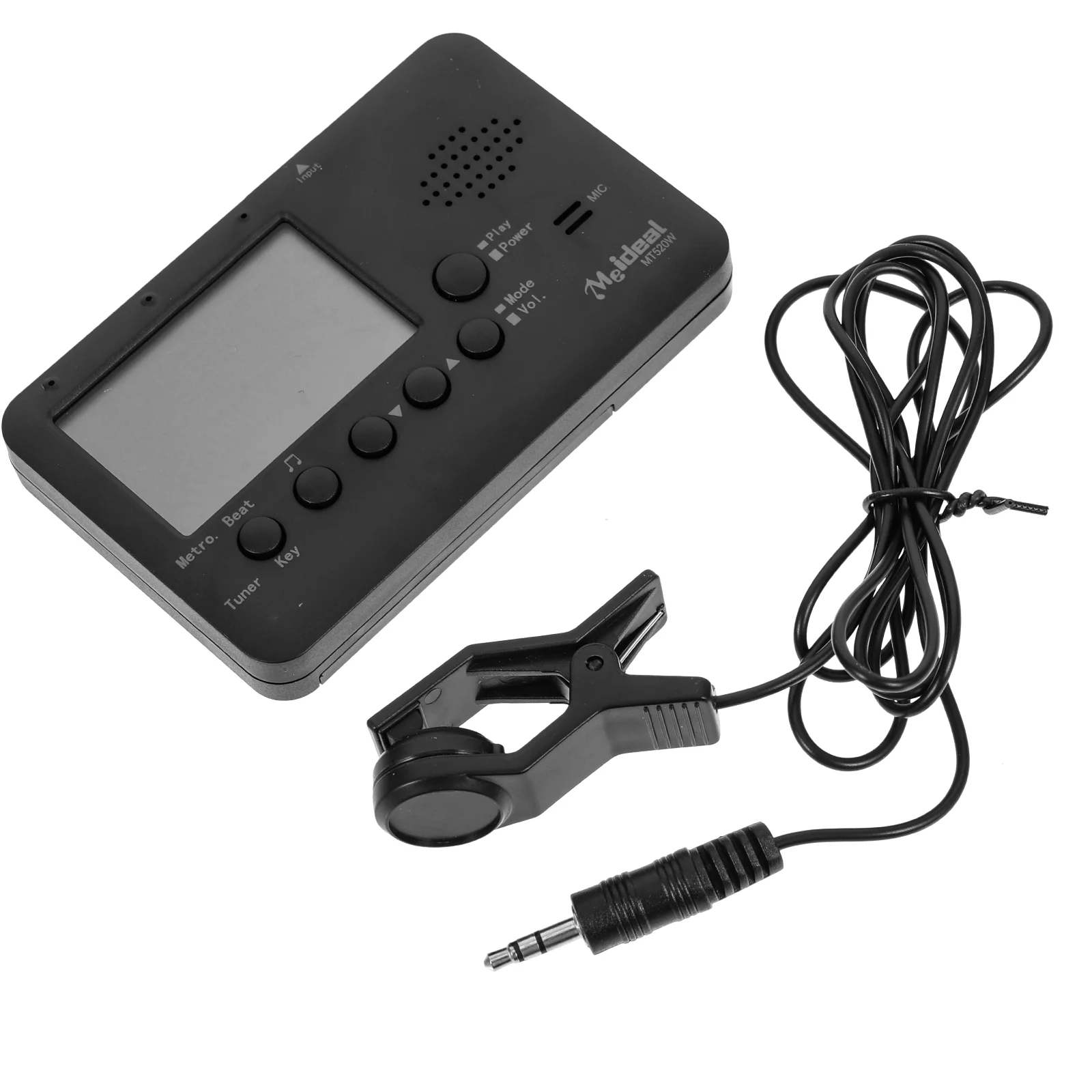 Wind Universal Tuner Metronomo Elettronico Clarinetto Sassofono Flauto Tuba Tromba Tuning Tuner Sintonizzatore Flauto Nero Senza