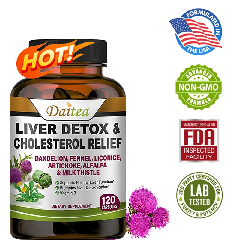 

Bronson Milk Thistle & Dandelion Root Liver Health Support, Antioxidant Support,Detoxification, Supports A Healthy Immune System