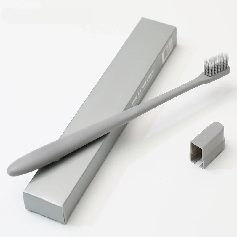 Adult Soft Bristle Toothbrush with Protective Cover - Small Brush Head, Oral Hygiene Care, Wholesale