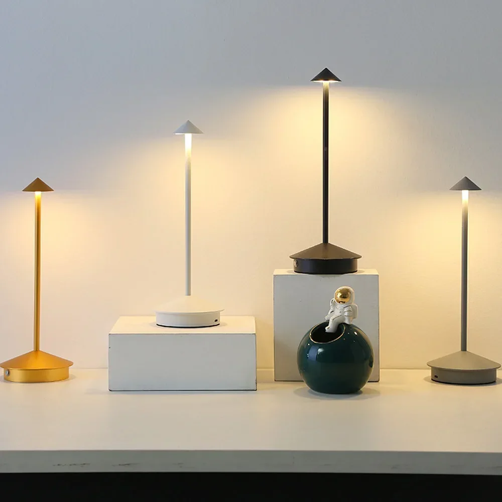 

5V USB Rechargeable Table Lamp Creative LED Night Light Hotel Bar Restaurant Home Decorative Desktop Lamp Dining Touch Led