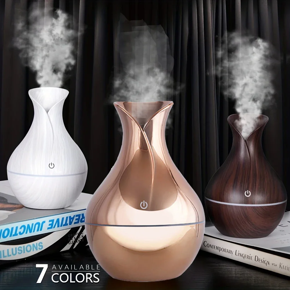 

200ml USB Aroma Essential Oil Diffuser Ultrasonic mini Humidifier Air Purifier 7 Color Change LED Night light for Office Home