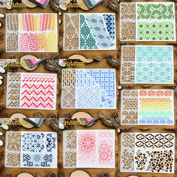 Weaving Texture Pattern Stencils 1