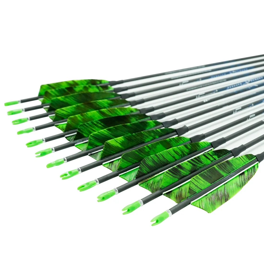 12Pcs Carbon Arrows – Spine 600–900 1