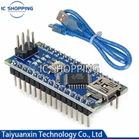 Mini Nano V3.0 ATmega328P Microcontroller Board for Arduino CH340 USB Driver 16Mhz Nano V3.0 ATMEGA328P/168P - Image 2