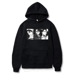 Anime Attack On Titan Sweatshirt Cool men Fashion Simple Print Hoodies Hoody Oversize Hoodies Loose Casual Fleece Hoodie clothes
