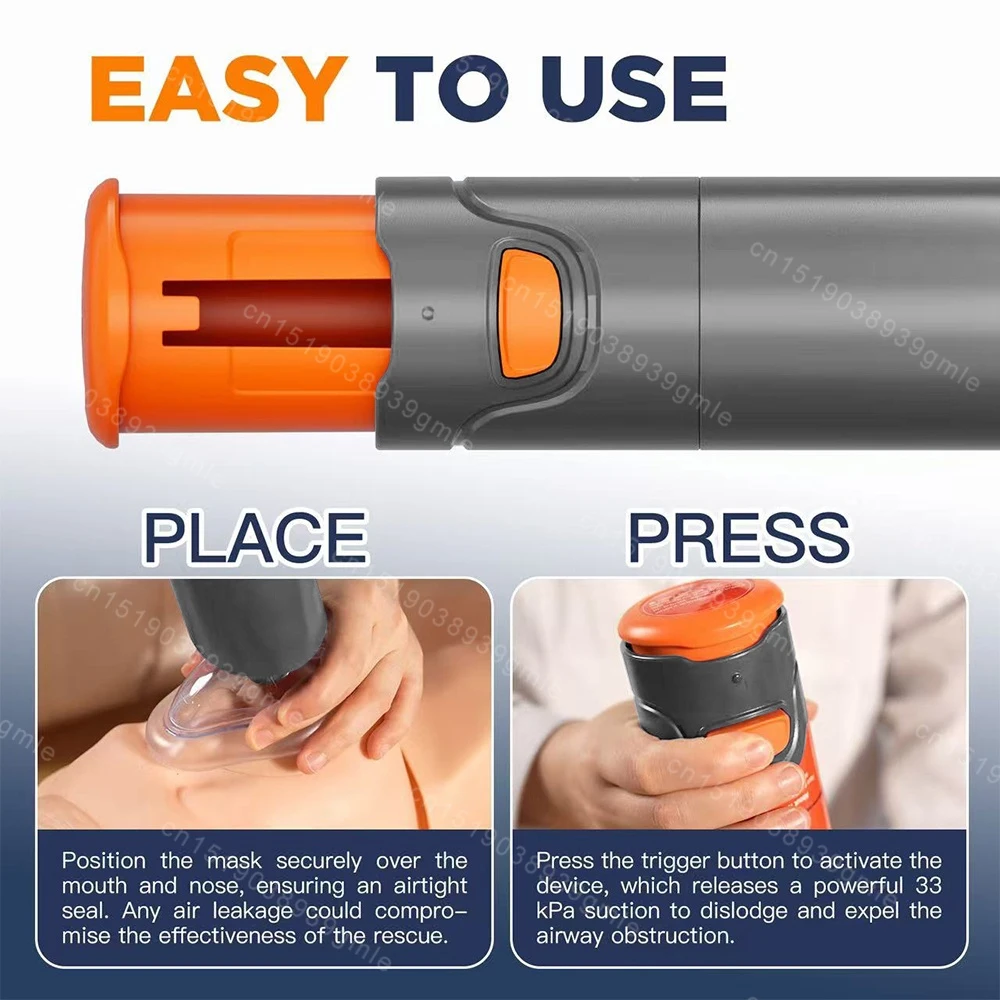 Auto CPR First Aid Choking Rescue Device Travel HomeCPR Choking Emergency Device Adult Children Portable Asphyxia Rescue Machine 4