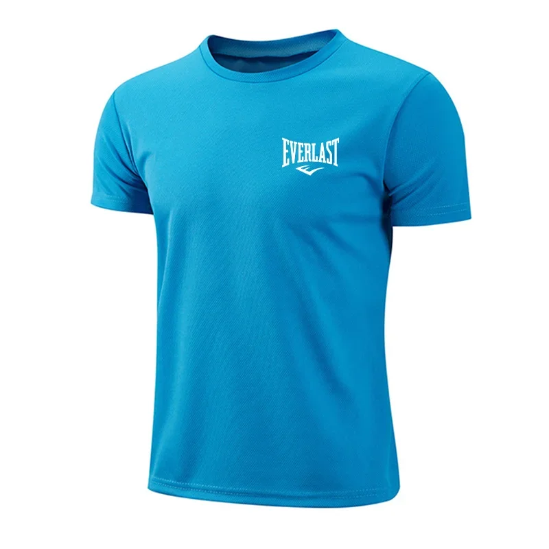 Mens Summer Breathable Quick Dry Short Sleeved Training Tee