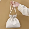 Women's Portable Travel Wash Bag Female PU Leather Waterproof Makeup Storage Pouch Drawstring Cosmetic Organizer Beauty Case 6