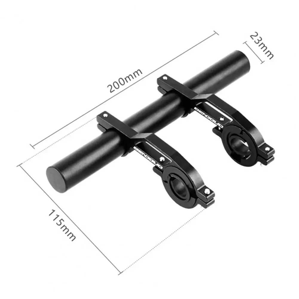 Handlebar Extension Bracket Bicycle Handlebar Extender for Bike Light Phone Code Meter Aluminum Alloy Bracket for Mtb Phone