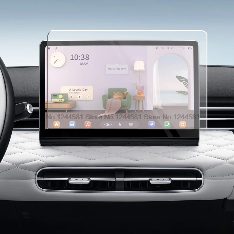 Dongfeng Box용 강화 유리 화면 보호대, 2024 12.8 인치 자동차 GPS 네비게이션 필름, LCD 화면 스크래치 방지 필름
