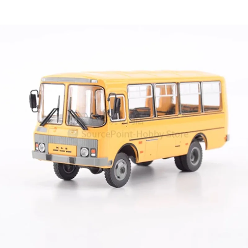 

1:43 Scale Diecast Alloy Paz-3206 Light Off Road Country Bus Toys Cars Model JAVN059 Classics Adult Souvenir Gift Static Display
