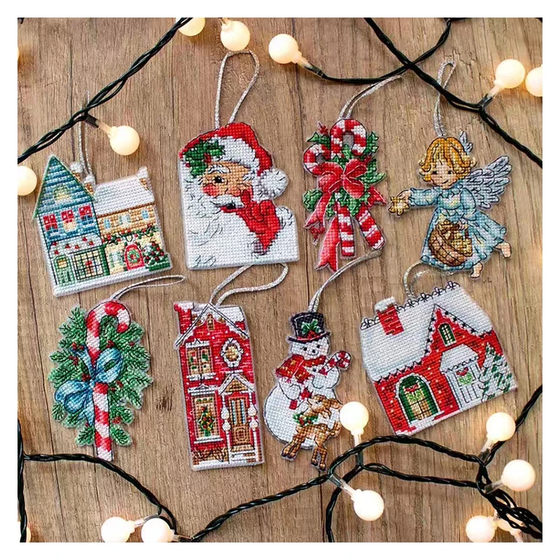 Cross Stitch Kits Christmas Chorus Ornament Festival Ornament Christmas Tree Decorations