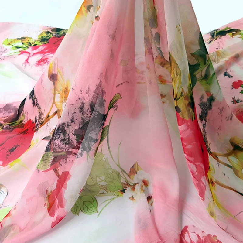 1 meter X 1.48 meter Vintage Floral Chiffon Fabric Soft Dress Skirt Hanfu Material 30D - AliExpress 15 1 meter X 1.48 meter Vintage Floral Chiffon Fabric Soft Dress Skirt Hanfu Material 30D - AliExpress 15