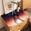 Your Name Kitchen Dish Mat Absorbent Dining Table Mats Retro Non-slip Placemat Coffee Dish Tableware Mat for Home Decor 2
