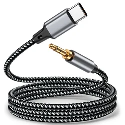 Premium DAC USB - C to 3.5mm Audio Adapter Cable - High - Fidelity Stereo Sound for Headphones, Cars, and Home Audio Systems (TYPE C to 3.5Mm)