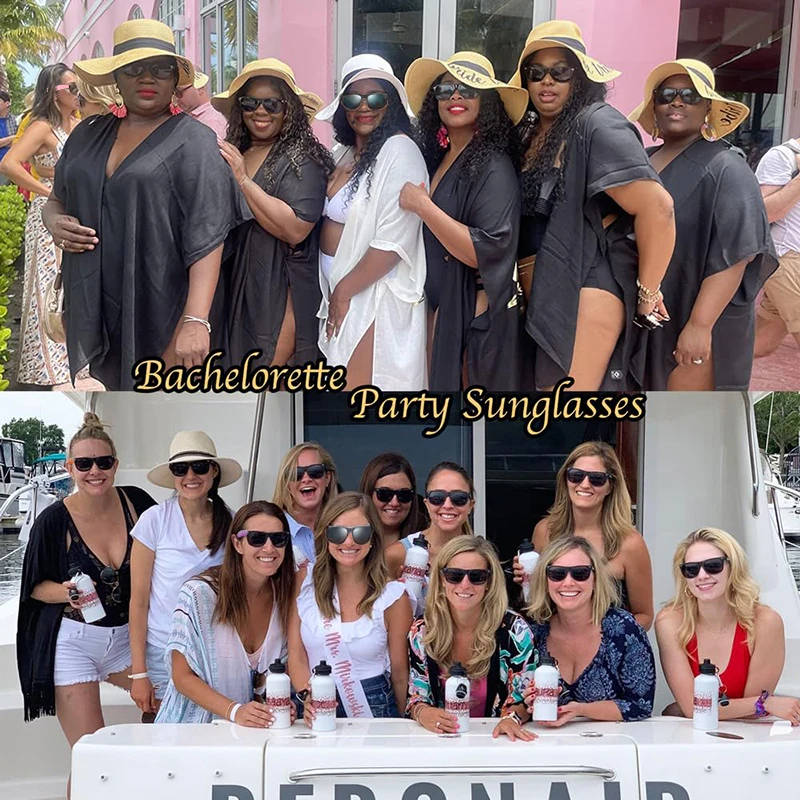 12-100Pcs Neon Bachelorette Party Sunglasses Wedding Favors Gifts for Guests Hen Party Adult Kids Birthday Sun Glasses cosplay glasses