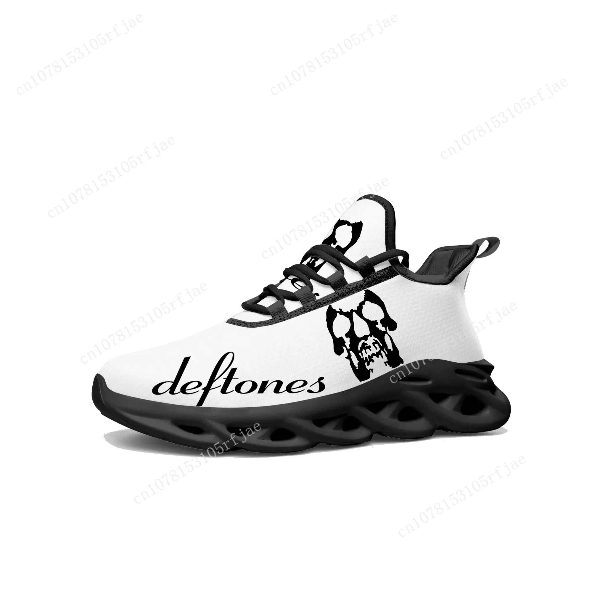 

Deftones Metal Art Rock Band Flats Sneakers Mens Womens Sports Running Shoe Sneaker Lace Up Mesh Footwear Tailor-made Shoe Black