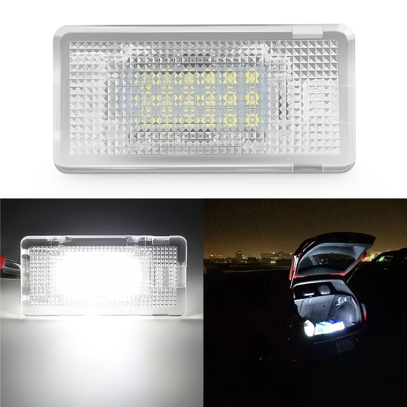 Luz LED para maletero de coche, luz Interior Canbus sin errores para BMW  E46, E60, E61, E90, E87, F10, E81, F20, F21