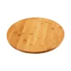 Wood Tray Rotating Food Seasoning Organizer Wooden Turntable Holder Dish Cabinet Jar Plates Condiment Round Tray 6