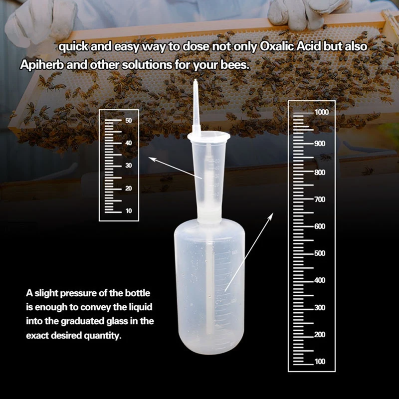 A30u-Oxalic Acid Dosage Syringe For Beekeeping Reusable Dispensing Liquid Dropper For Garden Beekeeper Beekeeping Supplies