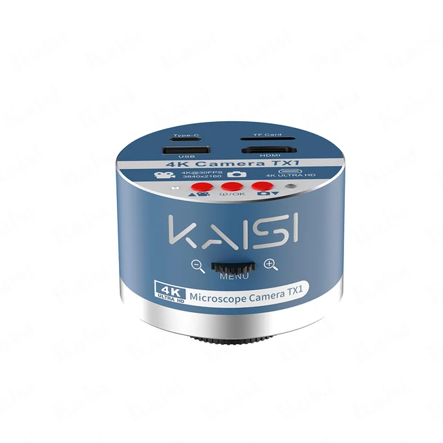 كاميرا ميكروسكوب Kaisi TX1 4K الاحترافية – سينسور SONY IMX678 مع عرض متزامن (HDMI/Type-C) 2