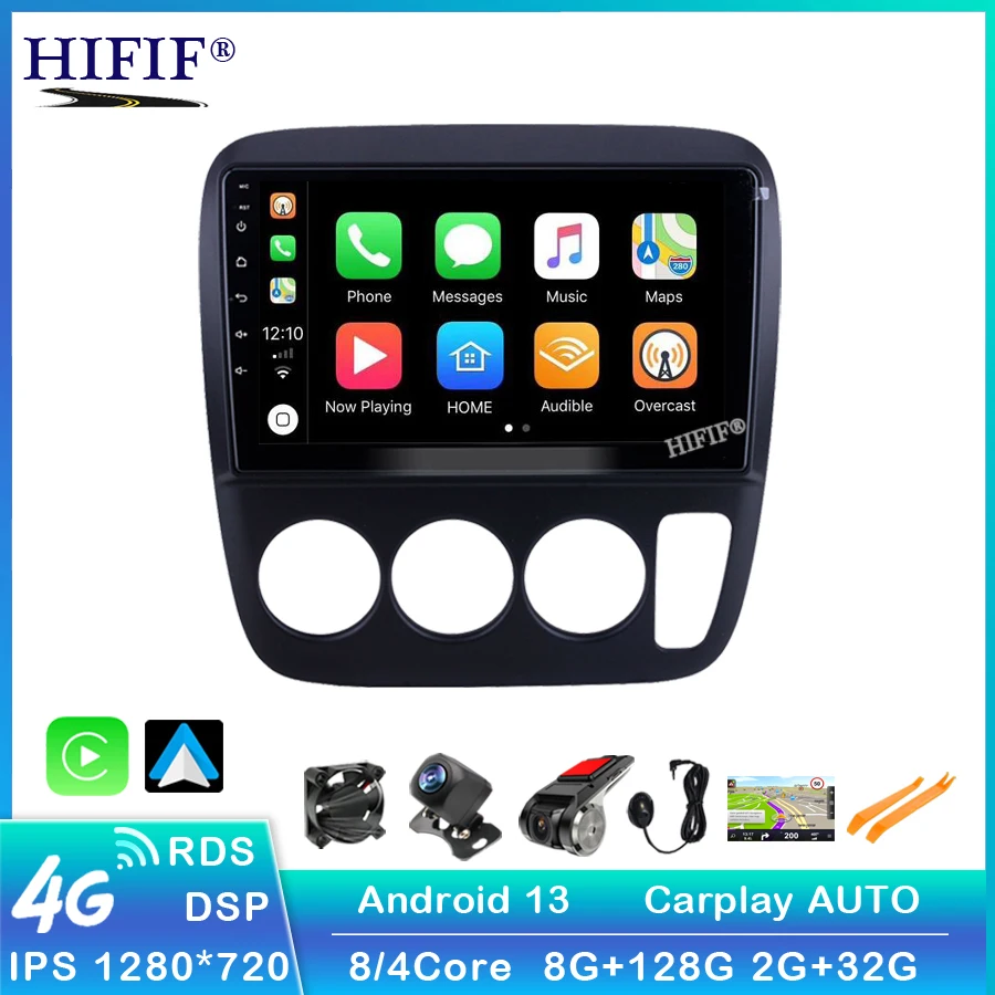 

9 Inch Big Screen Car Fascia Stereo 2Din Adapter Frame For Honda CRV 1998 Right Hand Drive Audio Player Dash Fitting Panel Bezel