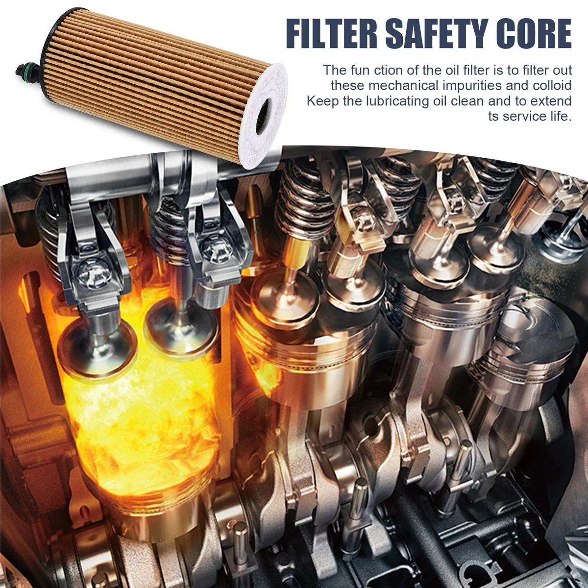 1Pcs Oil Filter 11428575211 for-BMW F34 F31 F30 F80 316D 318D 320D 320I 330I/F33,F83,F32,F82,F36