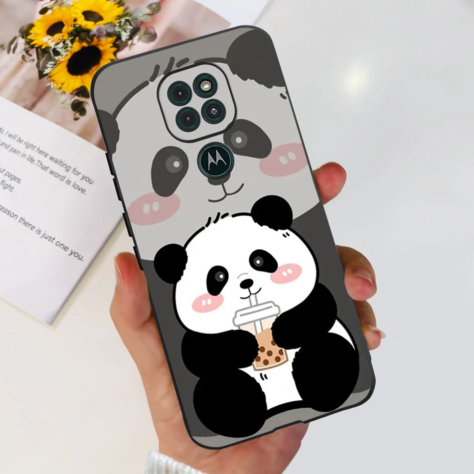 Elegant Flower Soft Silicone Case - Motorola Moto G9 Series