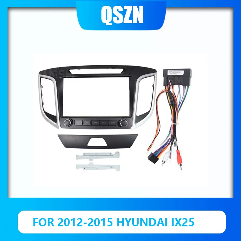 

Двойная Рама для автомагнитолы 2 Din для Hyundai ix25 2012-2015, панель DVD, панель приборной панели, панель, крышка
