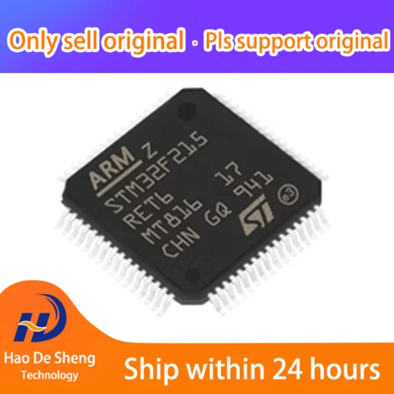 

1 шт./партия STM32F215RET6 64LQFP новая Оригинальная фотография