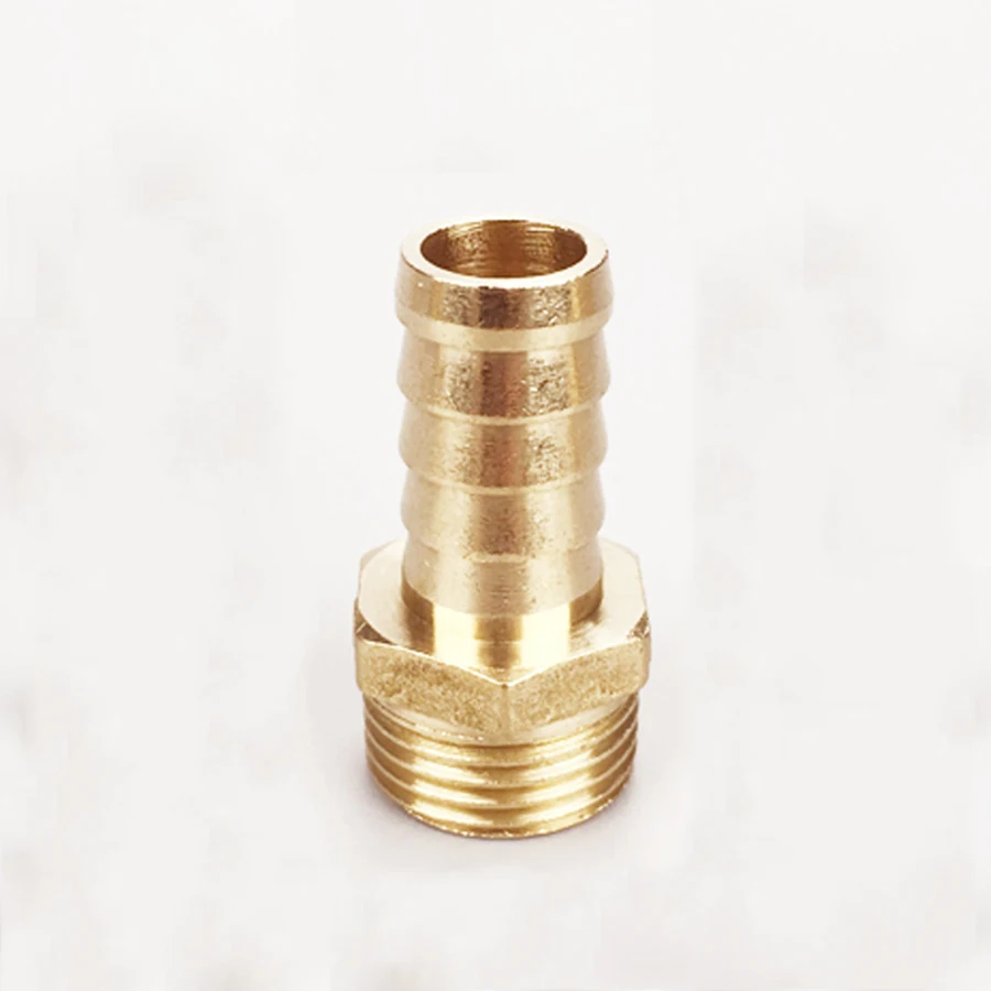 Pipe Fitting 4/ 6/8/10/12/14mm 16mm 19mm 20mm 25mm Hose Barb TO 1/8" 1/4" 3/8" 1/2" 3/4" 1" BSP Female Male Brass Gas Connector