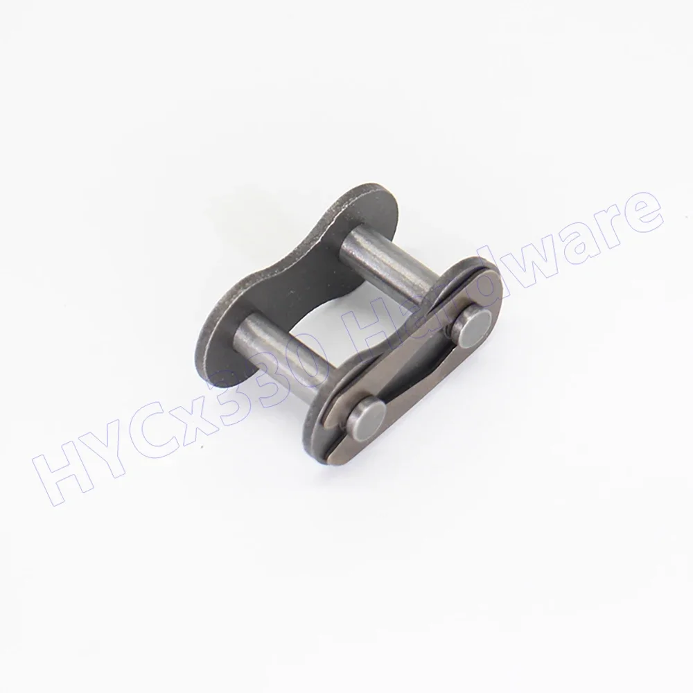 04C-1 # З’єднувальні/змивні ланки роликового ланцюга, одножильні ланки з вуглецевої сталі, повна/половина ланка 1/4 дюйма, крок 6,35 мм для ланцюга 04C