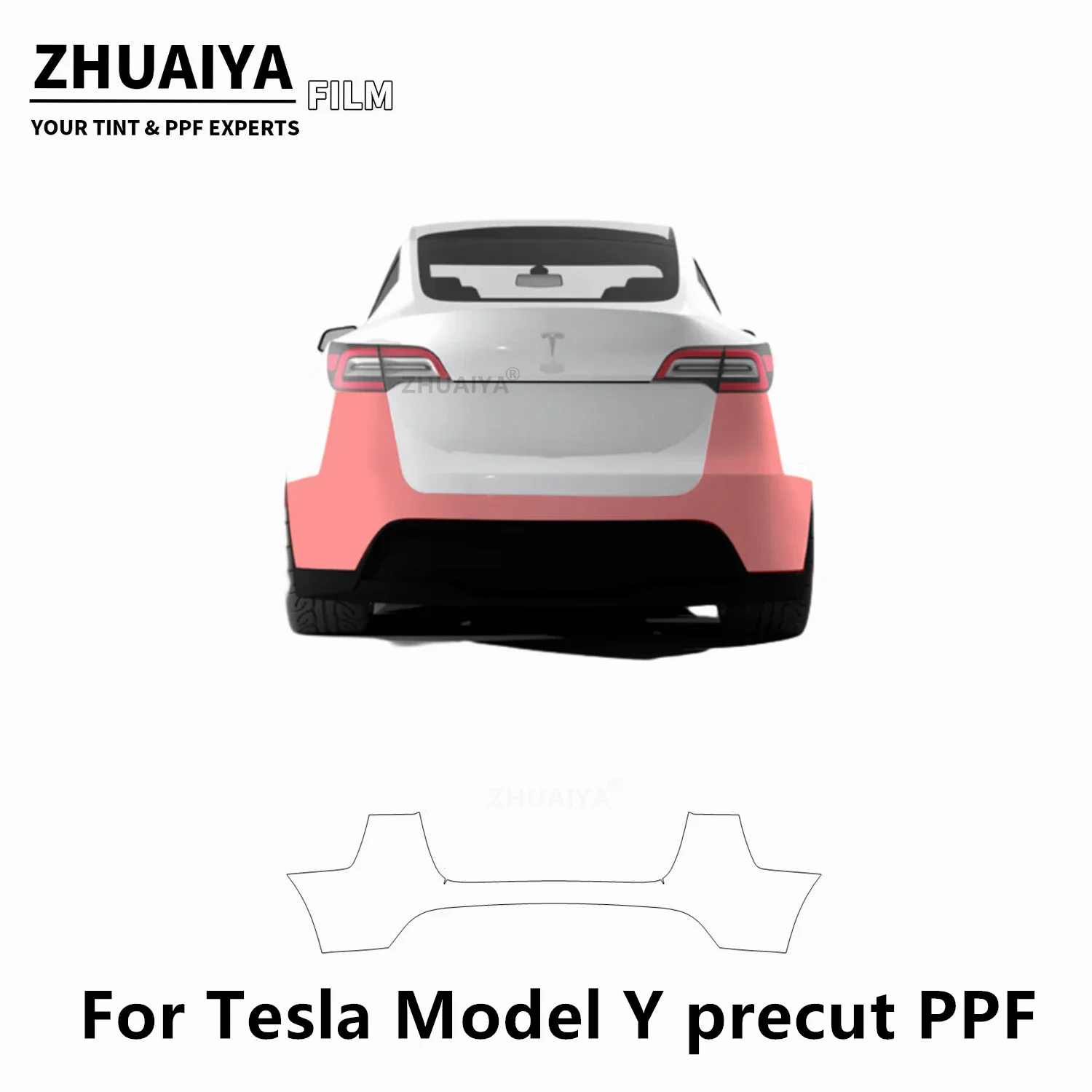 2020-2024 For Tesla Model Y FulI Hood PPF Paint Protection Film 8mil car  body film