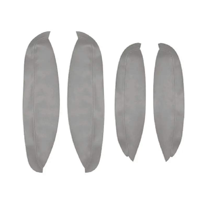 Poignée De Porte De De Intérieure Avant /Fit For Nissan Qashqai J10 2007- 2015 4 Pièces Accessoires De Voiture Panneaux De Poignée De Porte Accoudoir Couvertures En Cuir Microfibre Garniture De Protec