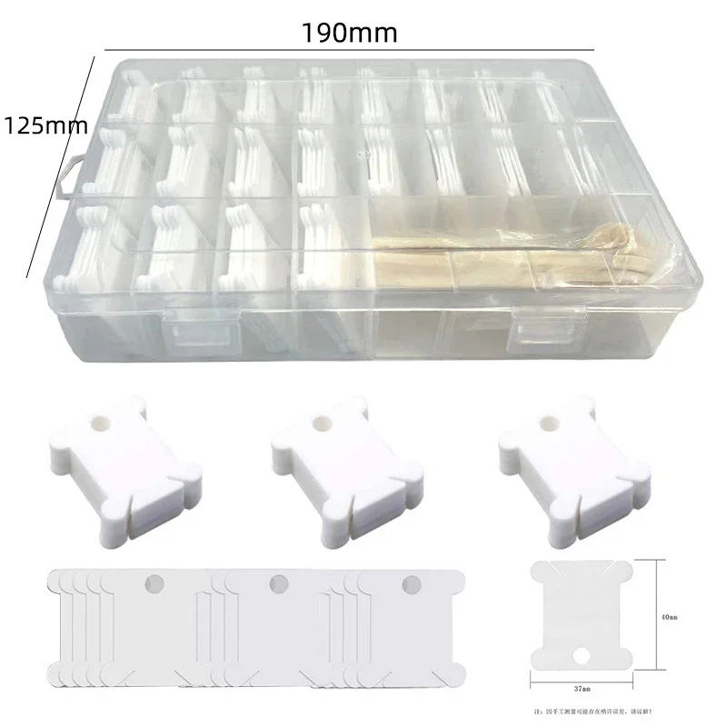 Floss Bobbins 5PCS Clear Acrylic Thread Knitting Sewing Crochet Weave  Winder Tool Large Yarn Winder Cross Stitches Bobbin Tool - AliExpress