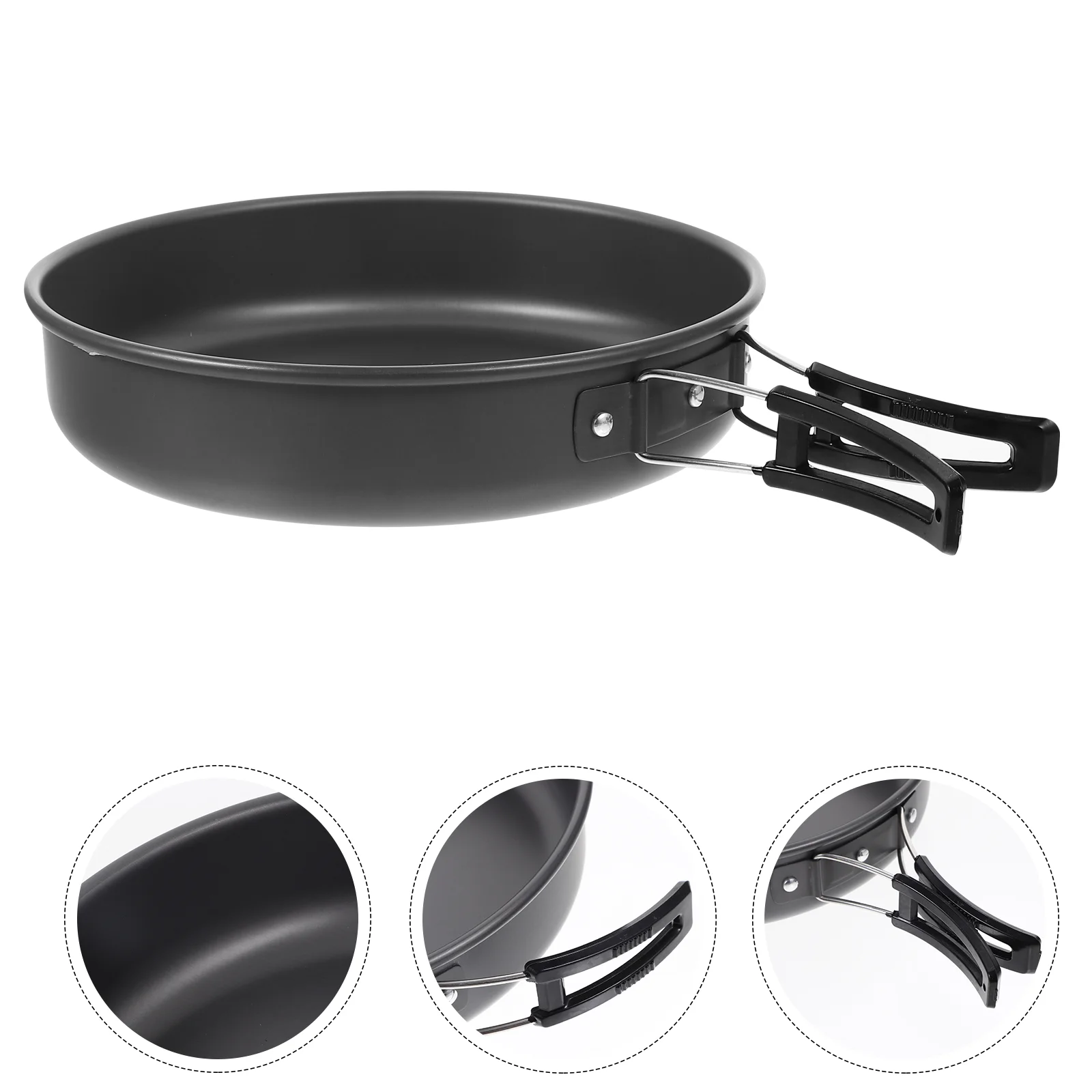 

of Camping Frying Pan Portable Handle Frying Pan Metal Camping Frying Cookware
